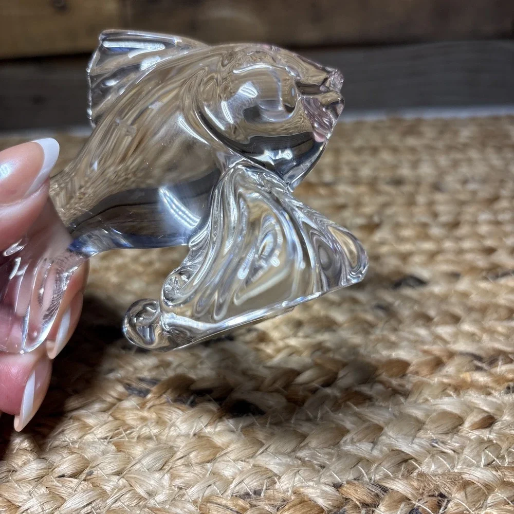 Princess House Pets 24% Lead Crystal Goldfish Figurine Germany